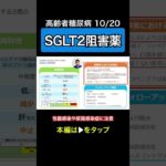 高齢者糖尿病10 | SGLT2阻害薬の注意すべき点 | HbA1c・血糖値・医薬品・ケトアシドーシス・副作用・在宅医療・介護・脱水・シックデイ | 日本糖尿病療養指導士が解説 #薬剤師 #薬局