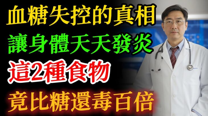 糖尿病的頭號殺手，不是糖！蔡醫師：這2種「隱形地雷」天天吃，胰臟提早報廢，比吃糖更可怕！#糖尿病 #血糖 #胰島素阻抗