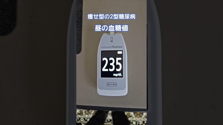 痩せ型の2型糖尿病 昼の血糖値  #糖尿病 #2型糖尿病