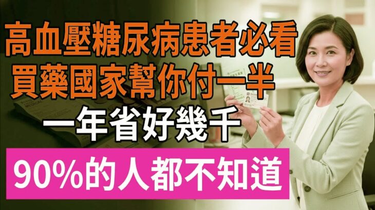2025年養老新規：家裏有高血壓、糖尿病的注意了！買藥國家幫你付一半，一年省好幾千！90%的人都不知道！#高血壓 #糖尿病 #醫保報銷 #買藥補貼 #頤養之年