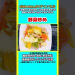 【野菜炒め】 #2型糖尿病#CKD#ASO#狭心症#食事療法#白内障#自炊記録#提出用画像