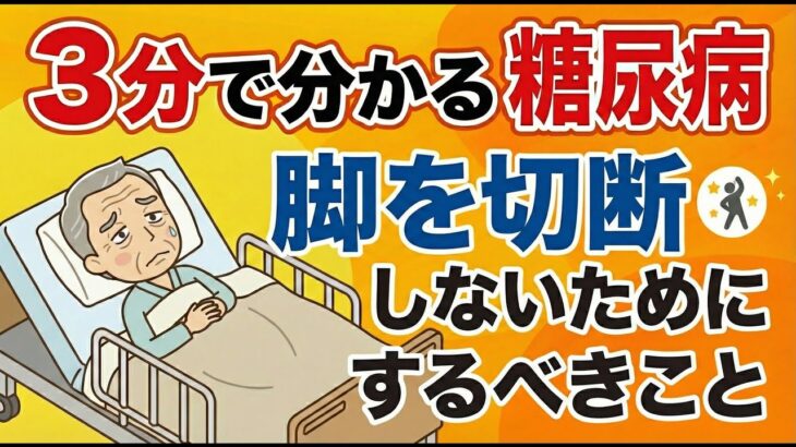【糖尿病】3分で分かる「糖尿病」