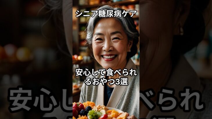 シニア糖尿病ケア：安心して食べられるおやつ3選