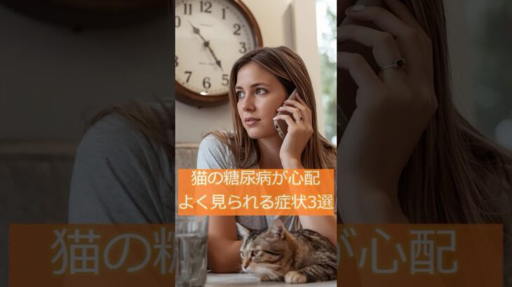 猫の糖尿病で見られる症状3選！