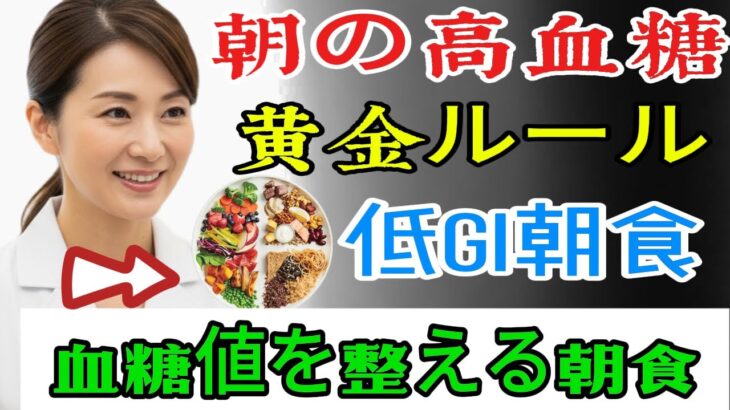糖尿病の悪化を招く朝食3つ vs 血糖値を整える朝食3つ