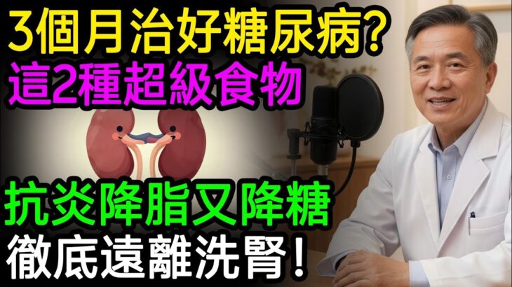 3個月治好糖尿病？這2種超級食物，抗炎降脂又降糖！3個飲食關鍵修復腎臟功能，徹底遠離洗腎！#腎臟病 #洗腎 #糖尿病 #高血壓