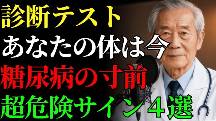 【医師警告】3つ以上で即受診｜糖尿病の超危険サイン7つ｜気づいた時には遅い | 人生の知恵