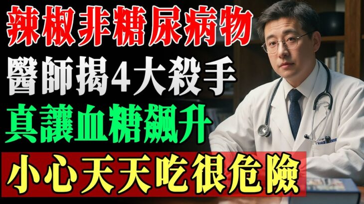 醫生救命秘方！糖尿病患者戒這4樣+天天3蔬菜，血糖奇蹟恢復，養生控糖超簡單！