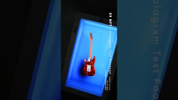 59 NFT – 3D hologram test