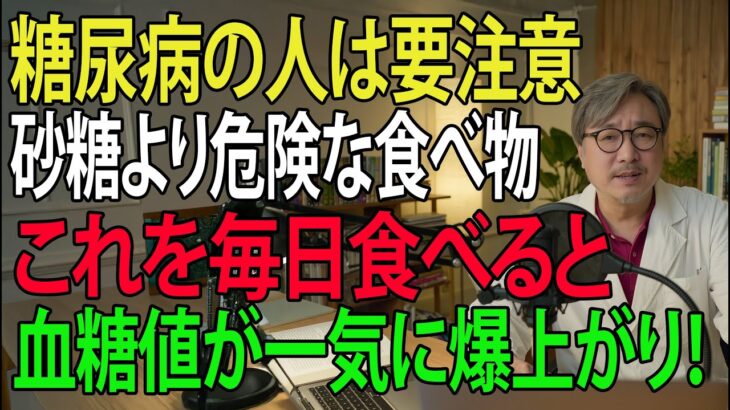 【医師が警告】糖尿病患者が絶対に避けるべき“砂糖より危険な食べ物”5選｜90歳医師の実体験 | 健康長寿