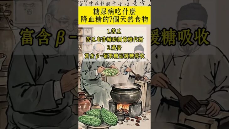 糖尿病吃什麽？7個天然食物讓你保持身體健康長壽！#中醫養生  #生活小常识 #涨知识 #健康生活 #养生