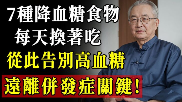 終於找到了！糖尿病的「頭號剋星」！醫生點名這7種「天然降糖藥」，就在菜市場！飯後吃一點，血糖穩如山