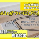 【糖尿病】#8 「4回目と腹部エコー検査結果」｜合併症で亡くなった母の事を少し話します。