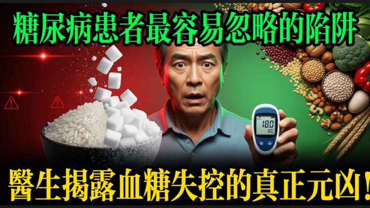 醫生揭露血糖失控的真正元兇！糖尿病患者最容易忽略的陷阱，90%的人都吃錯了！