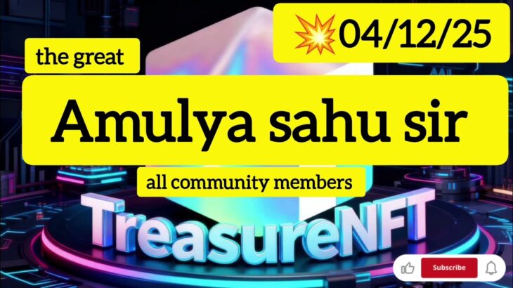 Amulya sahu sir 🙏 treasure nft ❤️@TreasureFUNIndian