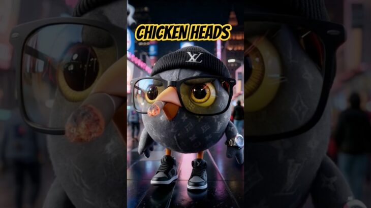 CHICKEN HEADS: The 3D NFT Collection Taking Over the Internet 🔥🐔 #chickenheads #nft