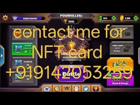 Castle crush rank push with NFT card opposite side platinum clan mamber