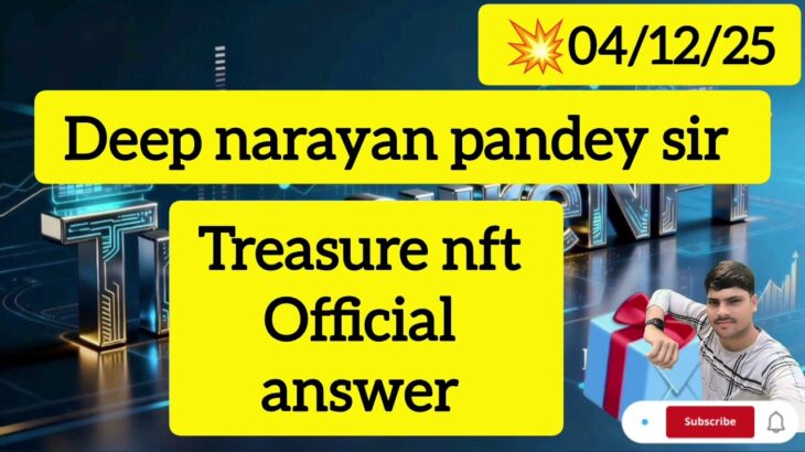 Deep narayan pandey sir 🙏 treasure nft ❤️@TreasureFUNIndian