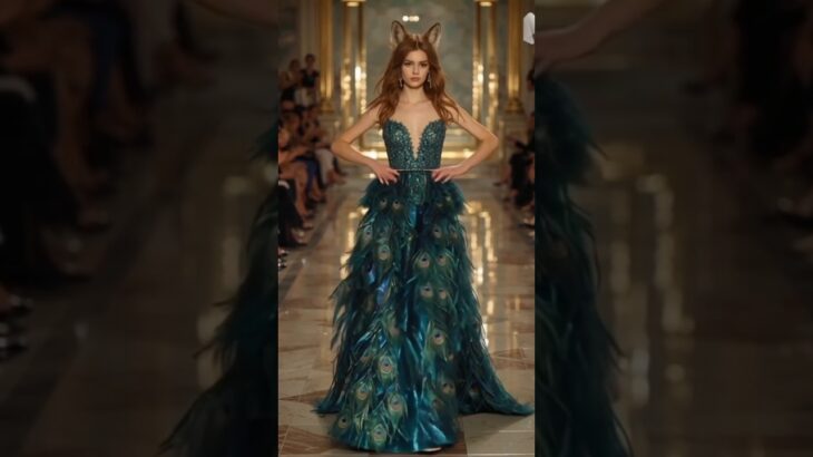 Foxira Fashion Show🦊🩵🪽#foxira #model #viral #fox#trending #nft #like #ai #aiart #gold #gym