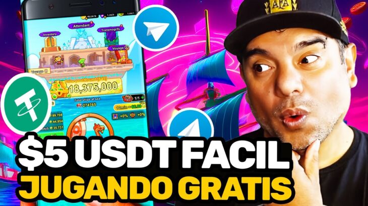 GANAR $5 USDT GRATIS YA | JUEGO NFT FÁCIL en Móvil y PC (Sin Inversión)