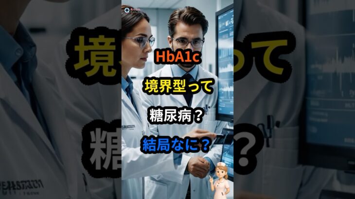 HbA1c 境界型って糖尿病なの？結局なに？ #健康診断 #雑学 #生活習慣病 #shorts  #HbA1c #境界型 糖尿病 #糖尿病