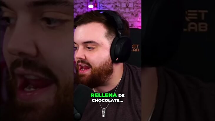 Ibai comiendo antes del cambio fisico #ibai#comida  #Chocolate #Helado #NFT #Reacción #shorts