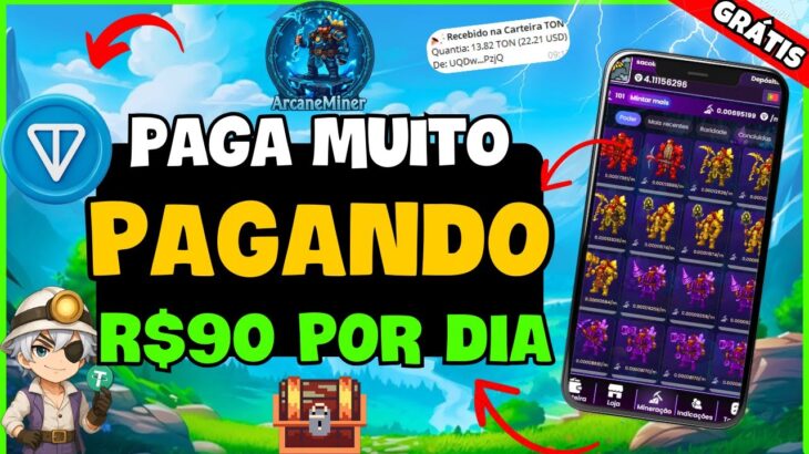 🔥 JOGO NFT GRÁTIS MOBILE PAGANDO MUITO ! Como GANHAR no ARCANE MINER
