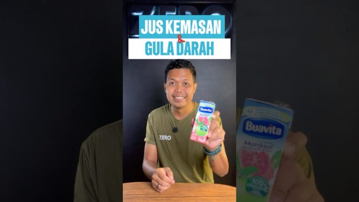 Jus dalam kemasan dan Gula darah  #diabetestips #enakbisasehat #diabetesdiet #zerofoods #buahvita