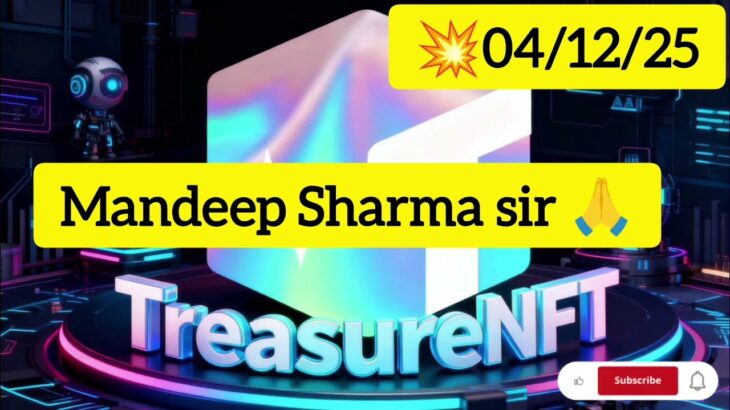 Mandeep Sharma sir 🙏 treasure nft ❤️@TreasureFUNIndian