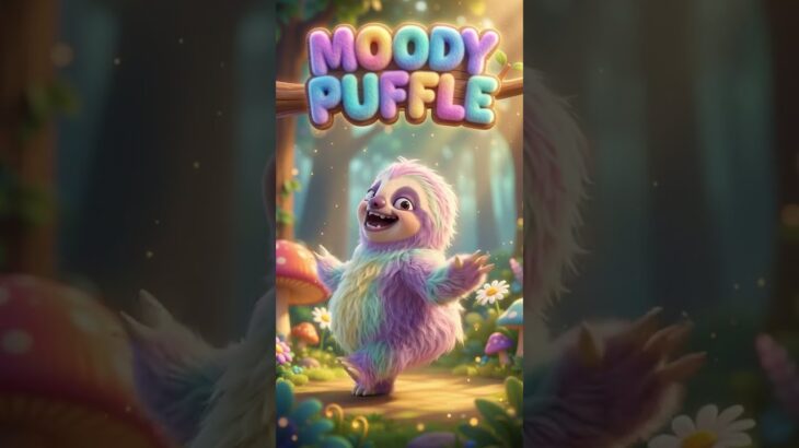 Moody puffle NFT #niftycollectibles #objkt #nft #art #cartoon #animation #kidscartoon #nftart #kids