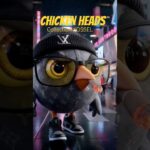 NFT 3D con Actitud: “CHICKEN HEADS” de XOSSEL 🚀 #nft3d #nft