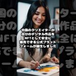 『トレンドニュース』中国国内初のデジタルアートNFTマーケットがローンチ #short #気になるニュース #報道番組
