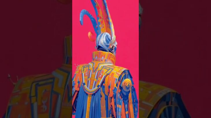 Neon Pop Art Cyber Priest #ai #aiart #aivideo #nft #shorts #mrbeast