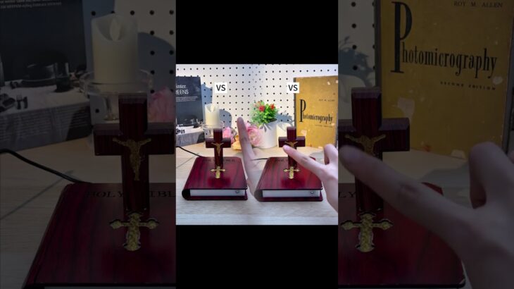Not an NFT! Tangible Glowing Bible + Levitating Cross – Eternal Value in Digital Age”