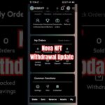 Nova NFT Withdrawal Update