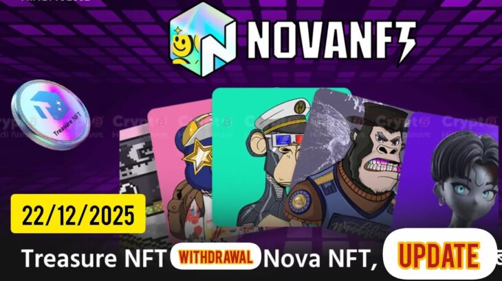 Nova Nft New update withdrawal asset full come back 🔙 #treasurefunindia #novanft #comeback