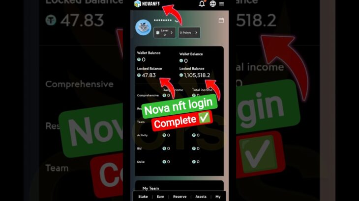 Nova Nft login // tresure nft tresure fun today update #tresurenft #shorts