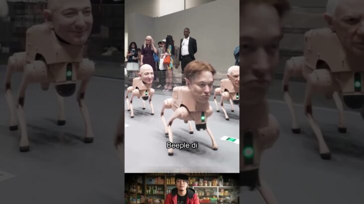 Pameran Seni Paling Gila! Elon Musk Jadi Robot Anjing & ‘Boker’ NFT? 🐕💩