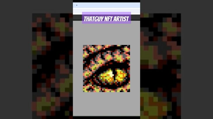 Reptilian #nft #art #pixelart #shorts