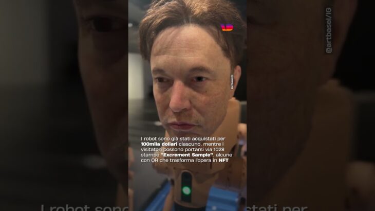 Robot-cani con i volti dei super-ricchi “defecano” NFT