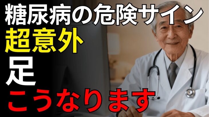 【要注意】見逃すと危険！糖尿病の足に現れる初期SOSサインを現役医師がわかりやすく解説【合併症対策】| 老後健康