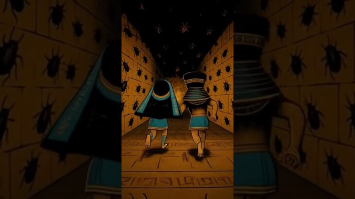 Scream Within the Pyramids #surreal #scary#aiscream#aiart#objkt#nft #fear #shock#darkart