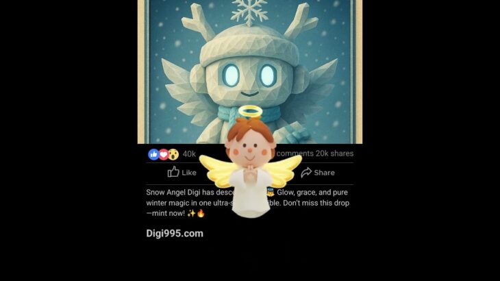 Snow Angel Digi NFT