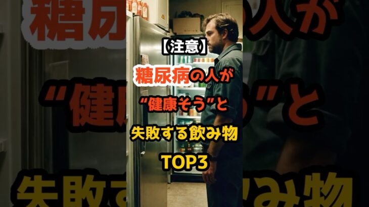 【注意】糖尿病の人が“健康そう”で失敗する飲み物TOP3