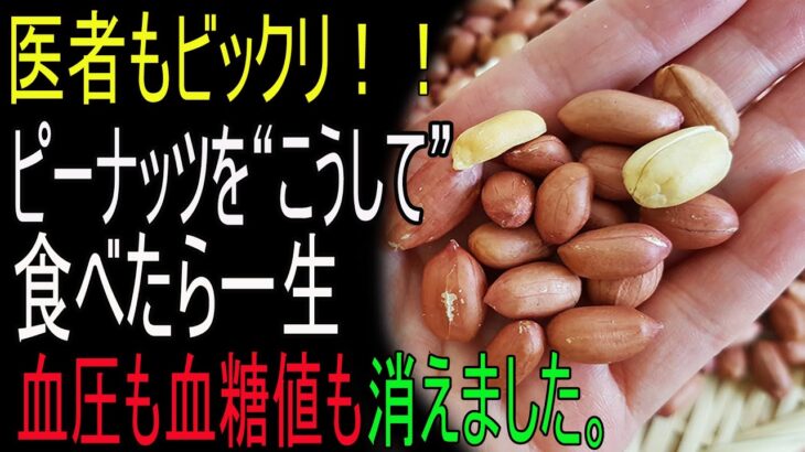 高血圧・糖尿病が気になる方必見！ピーナッツの正しい食べ方と相性最悪TOP3で医師も驚く効果
