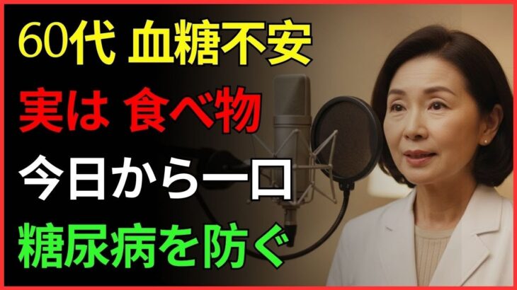 糖尿病予防に本当に効く食べ物TOP5 | 健康 | 血糖 | 食事 | 老後 | オーディオブック |