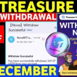 Treasure Fun Withdrawal Start 🥳 treasure fun withdrawal | treasure nft latest update