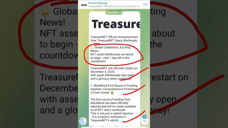 Treasure NFT Back Again 😱😱 | #treasure #nft #newupdate #shorts #viral