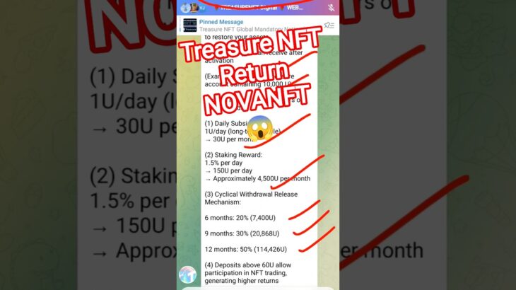 Treasure NFT Back Again 😱😱 | #treasure #nft #newupdate #shorts #viral #novanft #nova