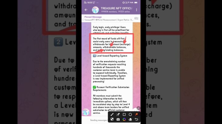 Treasure NFT Withdrawal Update